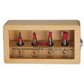 Freud Tools 4 Piece Undersized Plywood Bit Set (1/2" Shank) - Ace Tool Group - Freud