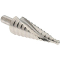 Hertel Step Drill Bit: 3/8" Shank Dia, High Speed Steel, 12 Hole Sizes - Ace Tool Group - Hertel