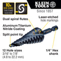 Klein Tools QRSTSPRO Quick Release Step Bit Set, 3 Pc - Ace Tool Group - Klein