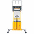 Vestil S-62-AA Adjust Powered Lift Stacker 62 In Raised - Ace Tool Group - Vestil