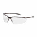 PIP 250-33-1020 Commander Eyewear, Clear Polycarbonate Lens, Anti-Scratch And Anti-Fog, Semi-Rimless, Gloss Bronze Frame, Non-Slip Nose And -12 Pack - Ace Tool Group - Protective Industrial Products