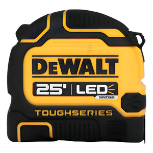 DEWALT DWHT35625S 25' Lighted LED Tape Measure