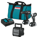 Makita CX203SYBXRM 18V LXT® Lithium-Ion Sub-Compact Brushless Cordless 2-Pc. Combo Kit with Job Site Speaker (1.5Ah) - Ace Tool Group - Makita