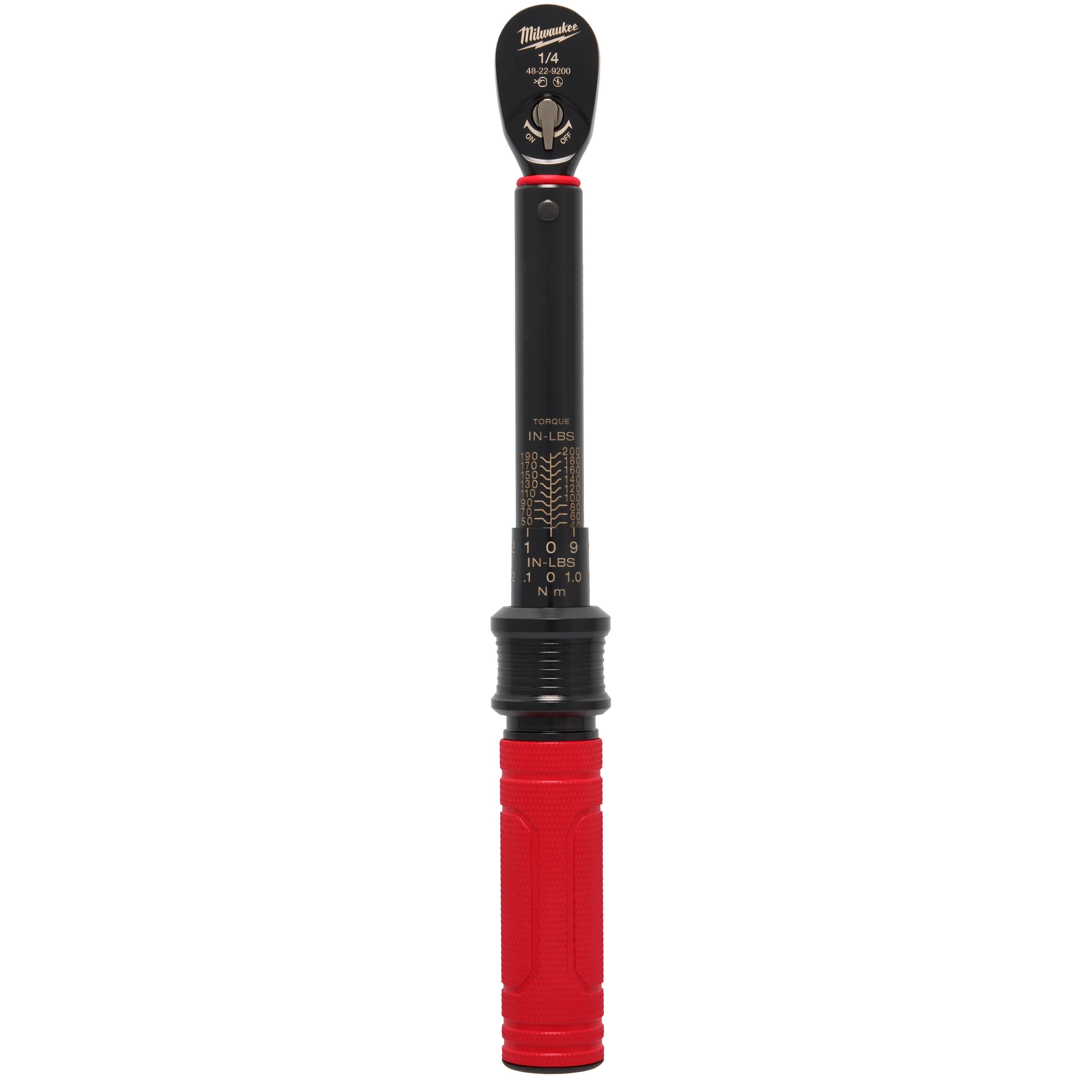 Milwukee 48-22-9200 1/4” Drive Click Torque Wrench (40-200 in·lbf) - Ace Tool Group - Ace Tool Group