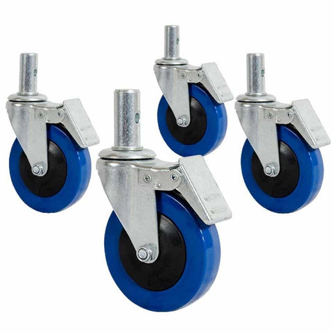 MetalTech I-C4CAS4 4 Inch Casters with Lock (4-Pack) - Ace Tool Group - Metaltech