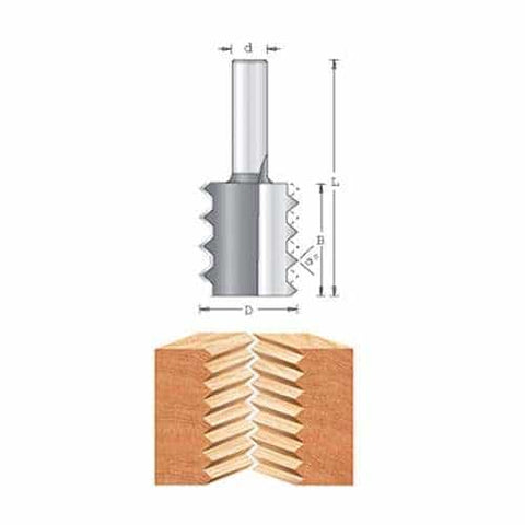 Amana Tool 45790 V Groove Glue Joint 1/2 Shank - Ace Tool Group - Amana Tool
