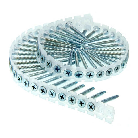 Senco 06C162Cb 1 5-8 in. Clear Zinc Drywall Screws - Ace Tool Group - Senco