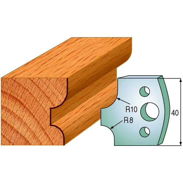 CMT 690.040 Pair of Profiled Knives for Shaper Cutters - Ace Tool Group - CMT