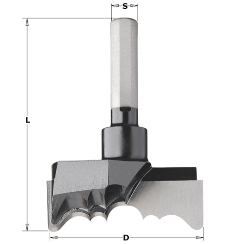 CMT 531.541 Rosette Cutter, 2-1/8-Inch Diameter - Ace Tool Group - CMT