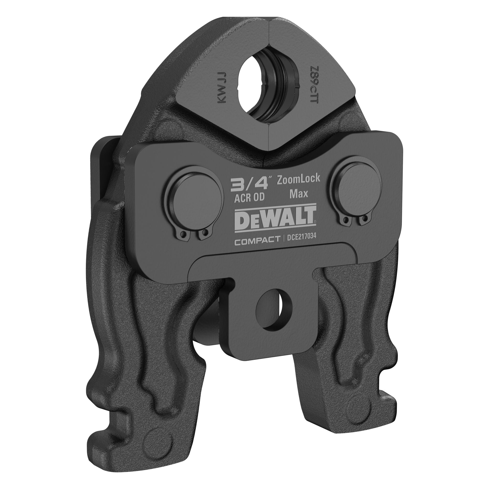 DEWALT DCE217034 DEWALT 3/4 in. Compact ZoomLock MAX / >B< MaxiPro ACR Press Jaw - Ace Tool Group - DEWALT