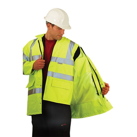 Occunomix LUX-TJFS Premium 5-in-1 Class 3 Safety Parka - Ace Tool Group - Occunomix
