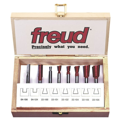 Freud Tools 8 Piece Bit Sets For Incra JigÂ® - Ace Tool Group - Freud