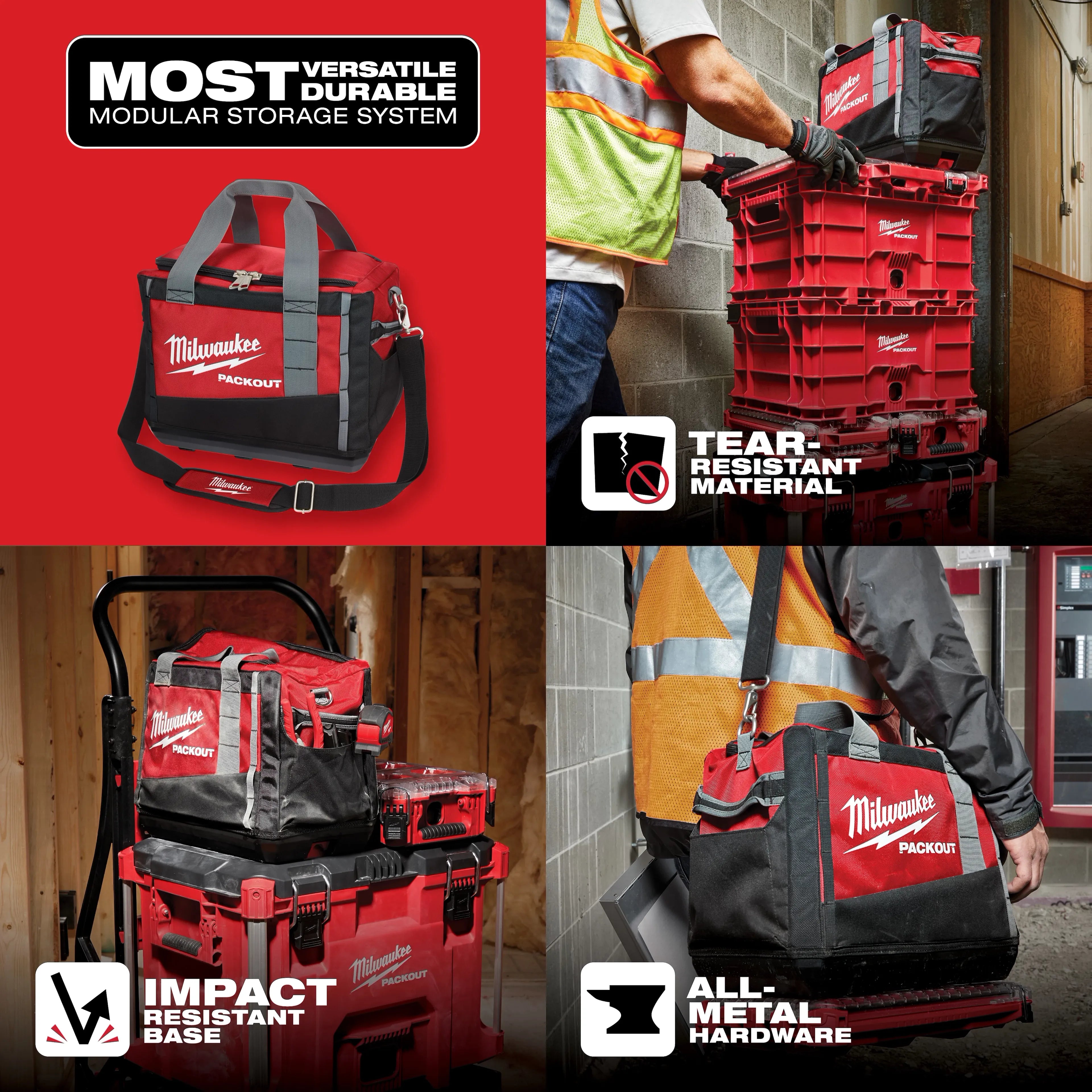 Milwaukee 48-22-8321  PACKOUT  15" TOOL BAG - Ace Tool Group - Milwaukee