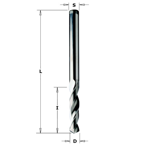 Cmt 363.050.22 Twist Drill W/Spur 5Mm Lh - Ace Tool Group - CMT