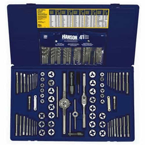 Irwin 26377 Tap And Die Set With Drill Bits Machine Screw/Sae/Metric 117-Piece - Ace Tool Group - Irwin