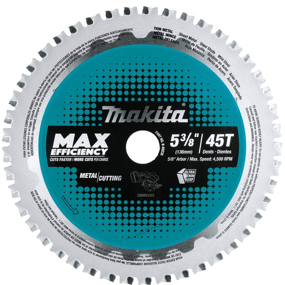 Makita B-69238 5-3/8 in. 45T CT Max Saw Blade - Ace Tool Group - Makita