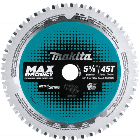 Makita B-69238 5-3/8 in. 45T CT Max Saw Blade - Ace Tool Group - Makita