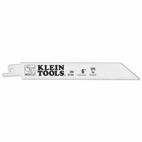 Klein Tools 31728 Reciprocating Saw Blade, 6 Inch - Ace Tool Group - Klein
