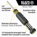 Klein 32305 15-in-1 Ratcheting Screwdriver - Ace Tool Group - Klein