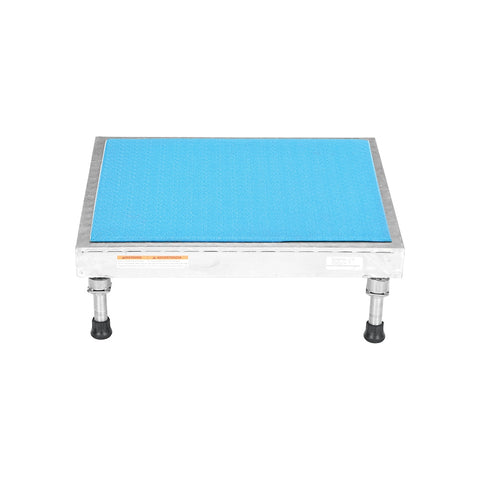 Vestil AHT-L-2424-A  Adjust Alum Stand 5-3/4-7-3/4 H 24x24 - Ace Tool Group - Vestil