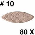 Lamello 144510 #10 Beechwood Biscuits - 80 Count - Ace Tool Group - Lamello