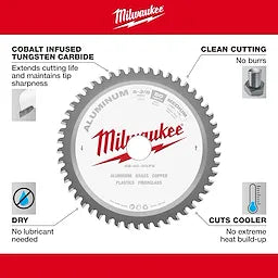 Milwaukee 48-40-4075 5-3/8" 50T ALUMINUM CSB, 20MM - Ace Tool Group - Milwaukee