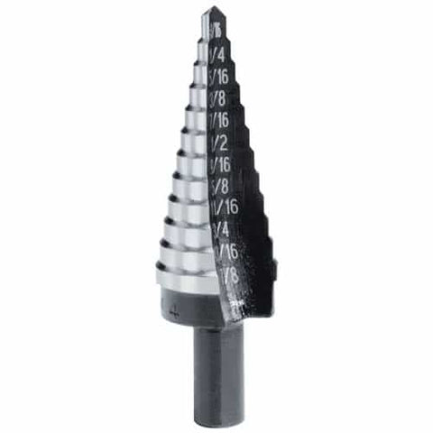 Irwin 10234 Step Drill Bit 3/16-Inch To 7/8-Inch 3/8-Inch Shank - Ace Tool Group - Irwin
