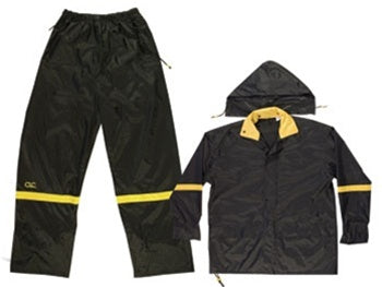 Clc R103X Black Nylon 3 Piece Suit - Extra Large - Ace Tool Group - CLC