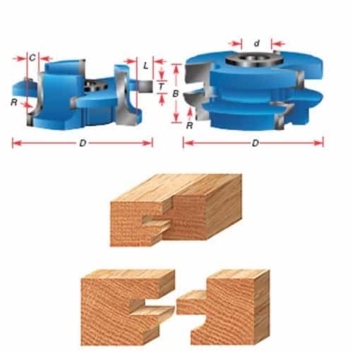 Amana Tool Sc440 3/4"Stock Male&Female 3/4"Bore - Ace Tool Group - Amana Tool