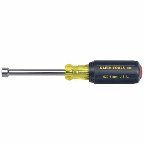 Klein Tools 630-6MM 6mm Nut Driver - 3 Inch -Shank - Ace Tool Group - Klein