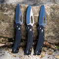 Klein KTO Resurgence Knife, Tanto Blade, Black Handle - Ace Tool Group - KLEIN