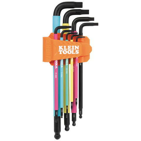 Klein BLS9M Metric Hex Key Set, 9 Pc - Ace Tool Group - Klein
