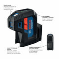 Bosch GPL100-50G Green Beam Five Point Self Leveling Alignment Laser - Ace Tool Group - Bosch