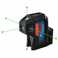 Bosch GPL100-50G Green Beam Five Point Self Leveling Alignment Laser - Ace Tool Group - Bosch