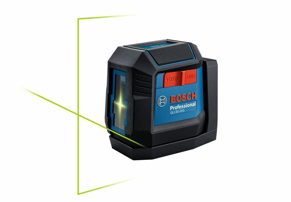 Bosch GLL50-20G Green-Beam Self-Leveling Cross-Line Laser (Bare Tool) - Ace Tool Group - Bosch