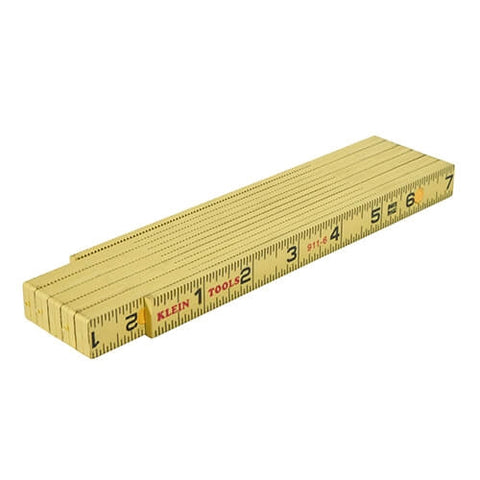 Klein Tools 911-6 Fiberglass Folding Rule, Outer Read - Ace Tool Group - Klein
