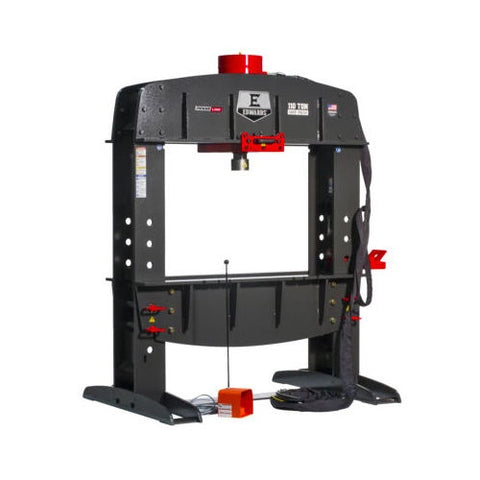 Edwards HAT9030 110 Ton Shop Press and Portable Power Unit 460V, 3Ph - Ace Tool Group - Edwards