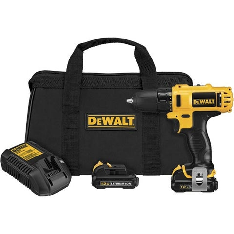 Dewalt Dcd710S2 12V Lithium Ion Drill/Driver Kit - Ace Tool Group - DeWalt