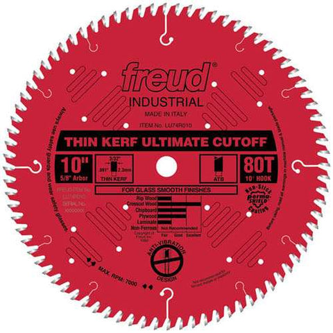 Freud Tools 10" Thin Kerf Ultimate High Production Cut-Off Saw Blade - Ace Tool Group - Freud