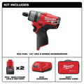Milwaukee 2402-22 M12 FUEL 1/4" HEX 2-SPD SCREWDRIVER KIT - Ace Tool Group - Milwaukee