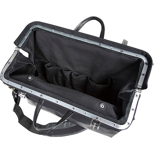 Klein 510218SPBLK Deluxe Canvas Tool Bag 18 in. - Ace Tool Group - Klein