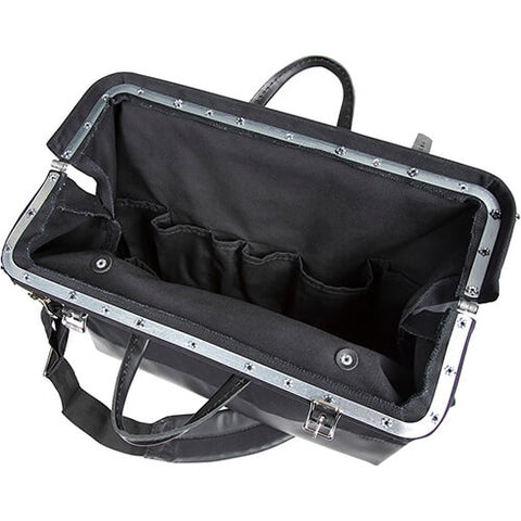 Klein 510218SPBLK Deluxe Canvas Tool Bag 18 in. - Ace Tool Group - Klein