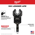 Milwaukee 49-25-1201 Milwaukee OPEN-LOK 3/8" TITANIUM ENHANCED BI-METAL MULTI-MATERIAL BLADE 1PK - Ace Tool Group - Milwaukee