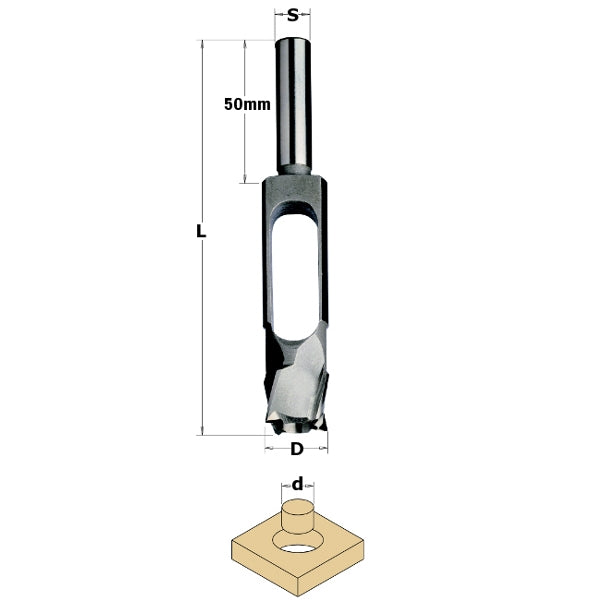 Cmt 529.445.31 Tenon & Plug Cutter 1-3/4" - Ace Tool Group - CMT
