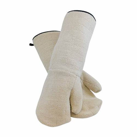 PIP 42-857 Terry Cloth Mitts, Double Insulated, Loop-Out Terry Cloth -12 Pack - Ace Tool Group - Protective Industrial Products
