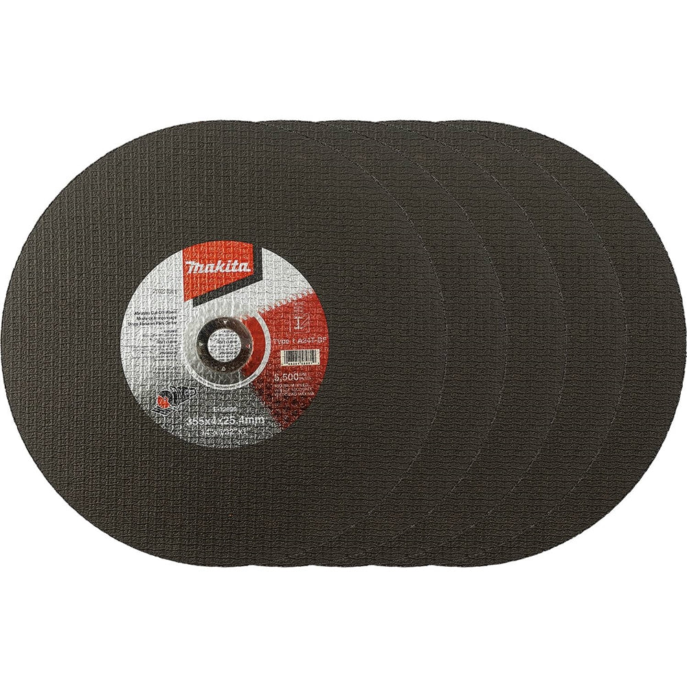 Makita E-12809-5 14 x 5/32 x 1 in. Abrasive Wheel 5/pk - Ace Tool Group - Makita