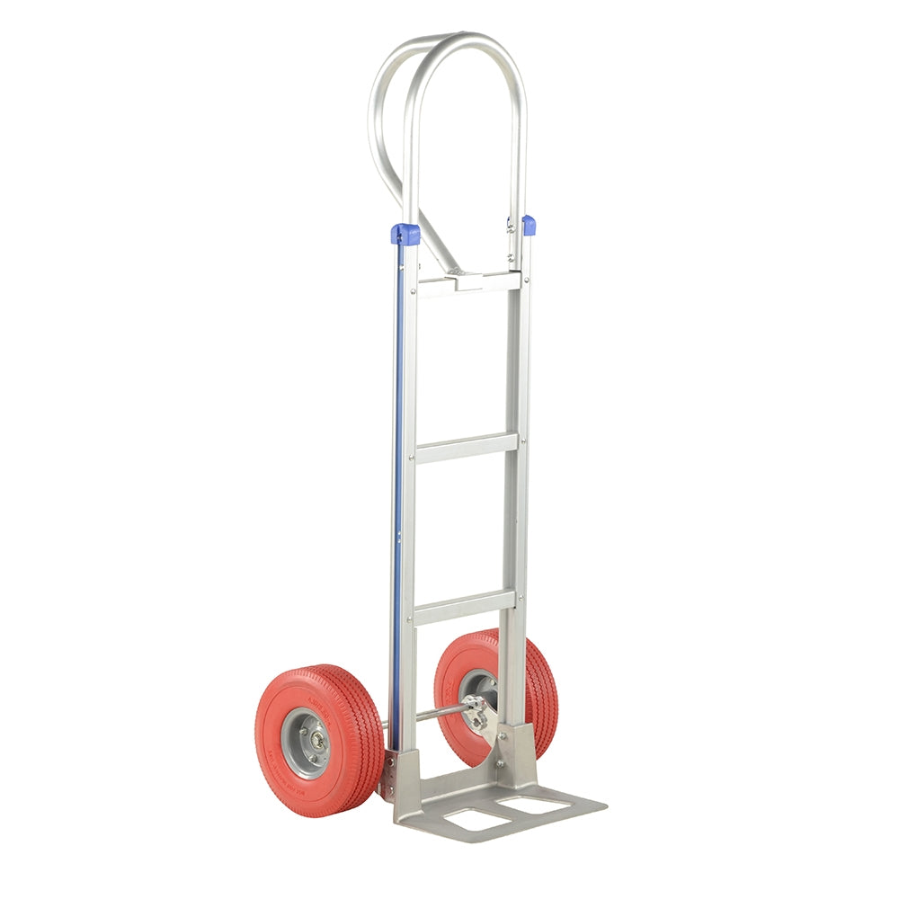 Vestil Hand Truck W/Folding Platform Red Wheel - Ace Tool Group - Vestil