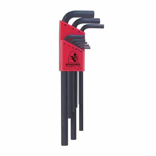 Bondhus 12199 Set 9 Hex L-Wrenches 1.5-10Mm - Long - Ace Tool Group - Bondhus