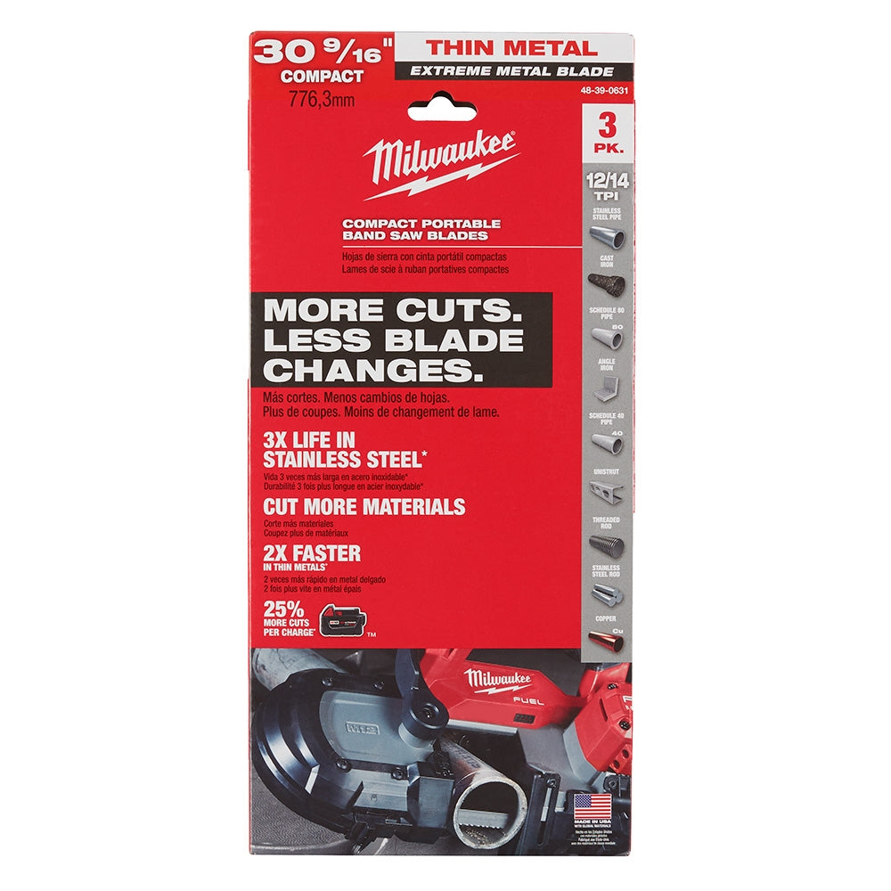 Milwaukee 48-39-0631 30-9/16 in. 12/14 TPI Saw Blade - Ace Tool Group - Milwaukee