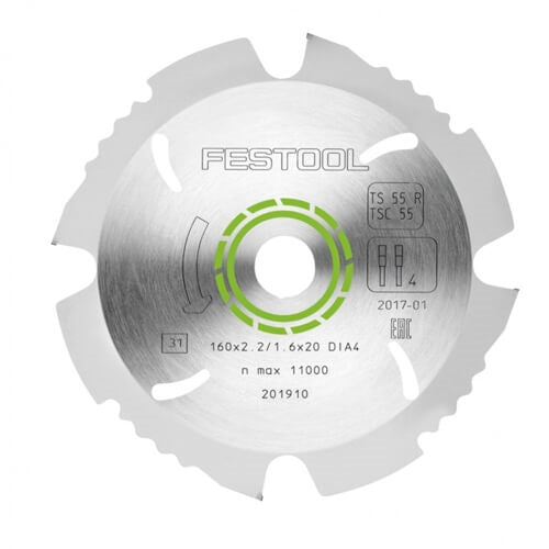 Festool 202958 Diamond Saw Blade 160x2 2x20 - Ace Tool Group - Festool